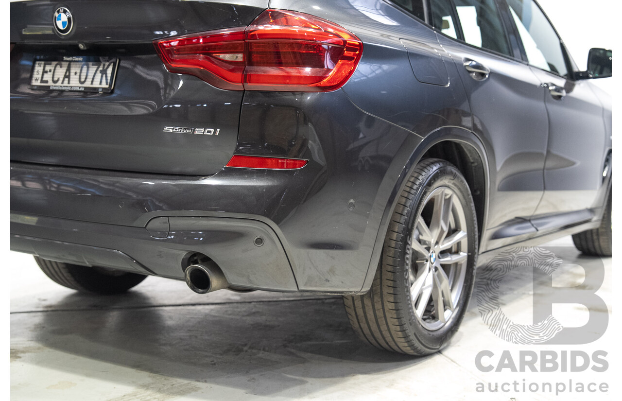 06/2019 BMW X3 sDrive 20i G01 4d Wagon Sophisto Grey Brillanteffekt Metallic Turbo 2.0L