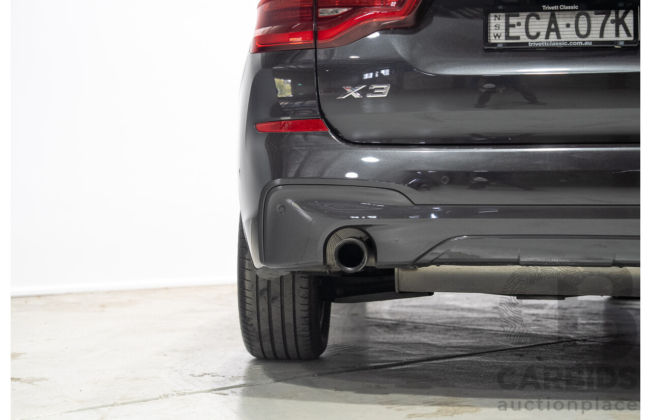 06/2019 BMW X3 sDrive 20i G01 4d Wagon Sophisto Grey Brillanteffekt Metallic Turbo 2.0L