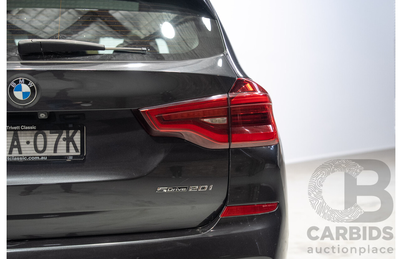 06/2019 BMW X3 sDrive 20i G01 4d Wagon Sophisto Grey Brillanteffekt Metallic Turbo 2.0L