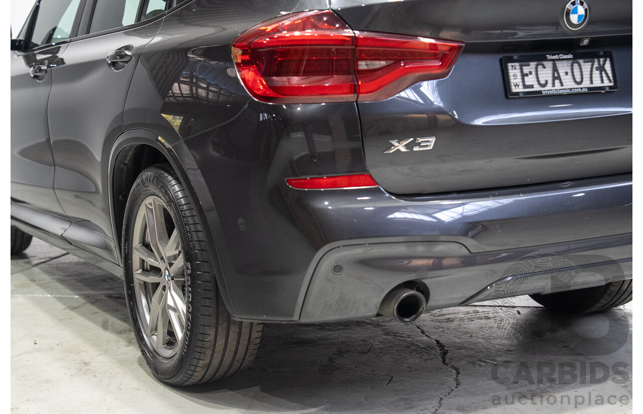 06/2019 BMW X3 sDrive 20i G01 4d Wagon Sophisto Grey Brillanteffekt Metallic Turbo 2.0L