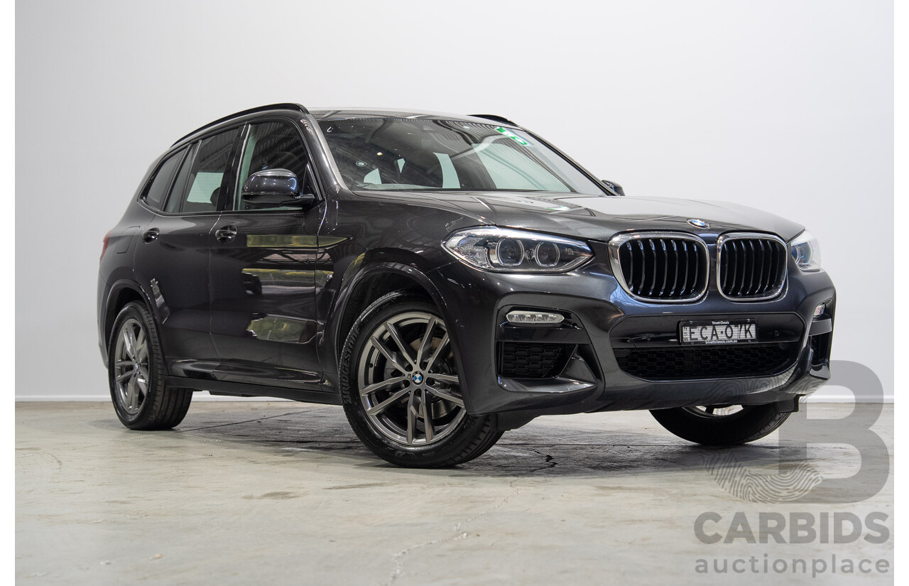 06/2019 BMW X3 sDrive 20i G01 4d Wagon Sophisto Grey Brillanteffekt Metallic Turbo 2.0L
