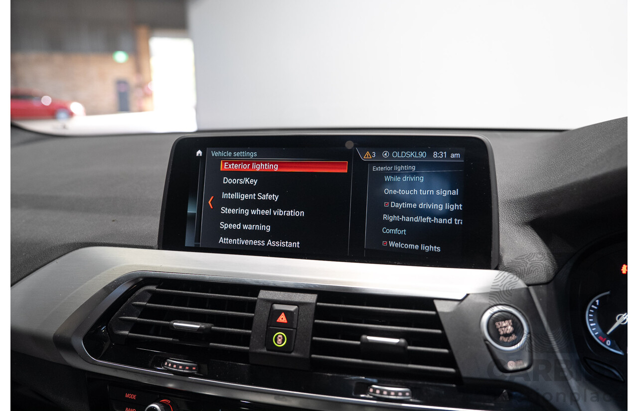 06/2019 BMW X3 sDrive 20i G01 4d Wagon Sophisto Grey Brillanteffekt Metallic Turbo 2.0L