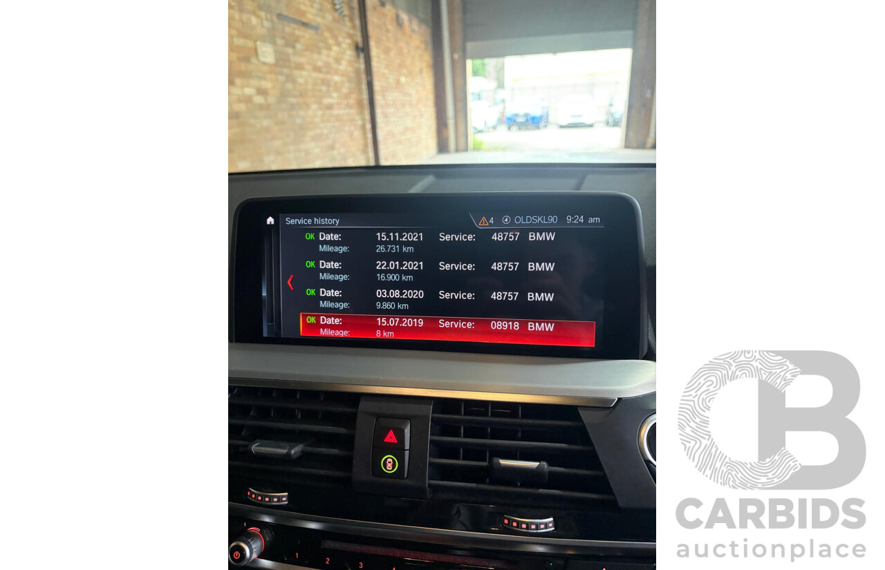 06/2019 BMW X3 sDrive 20i G01 4d Wagon Sophisto Grey Brillanteffekt Metallic Turbo 2.0L