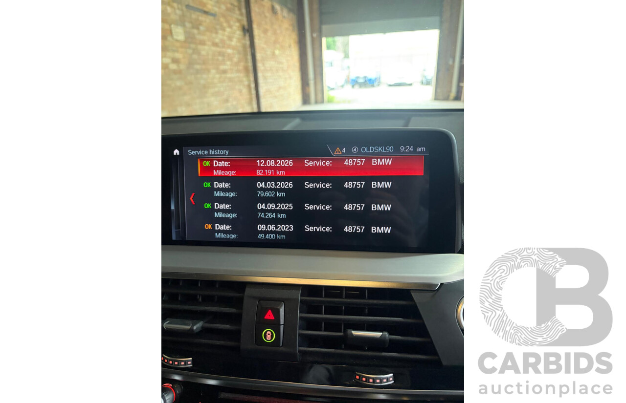 06/2019 BMW X3 sDrive 20i G01 4d Wagon Sophisto Grey Brillanteffekt Metallic Turbo 2.0L