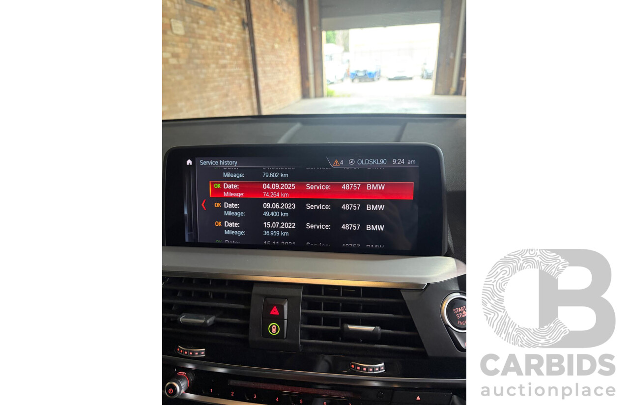 06/2019 BMW X3 sDrive 20i G01 4d Wagon Sophisto Grey Brillanteffekt Metallic Turbo 2.0L