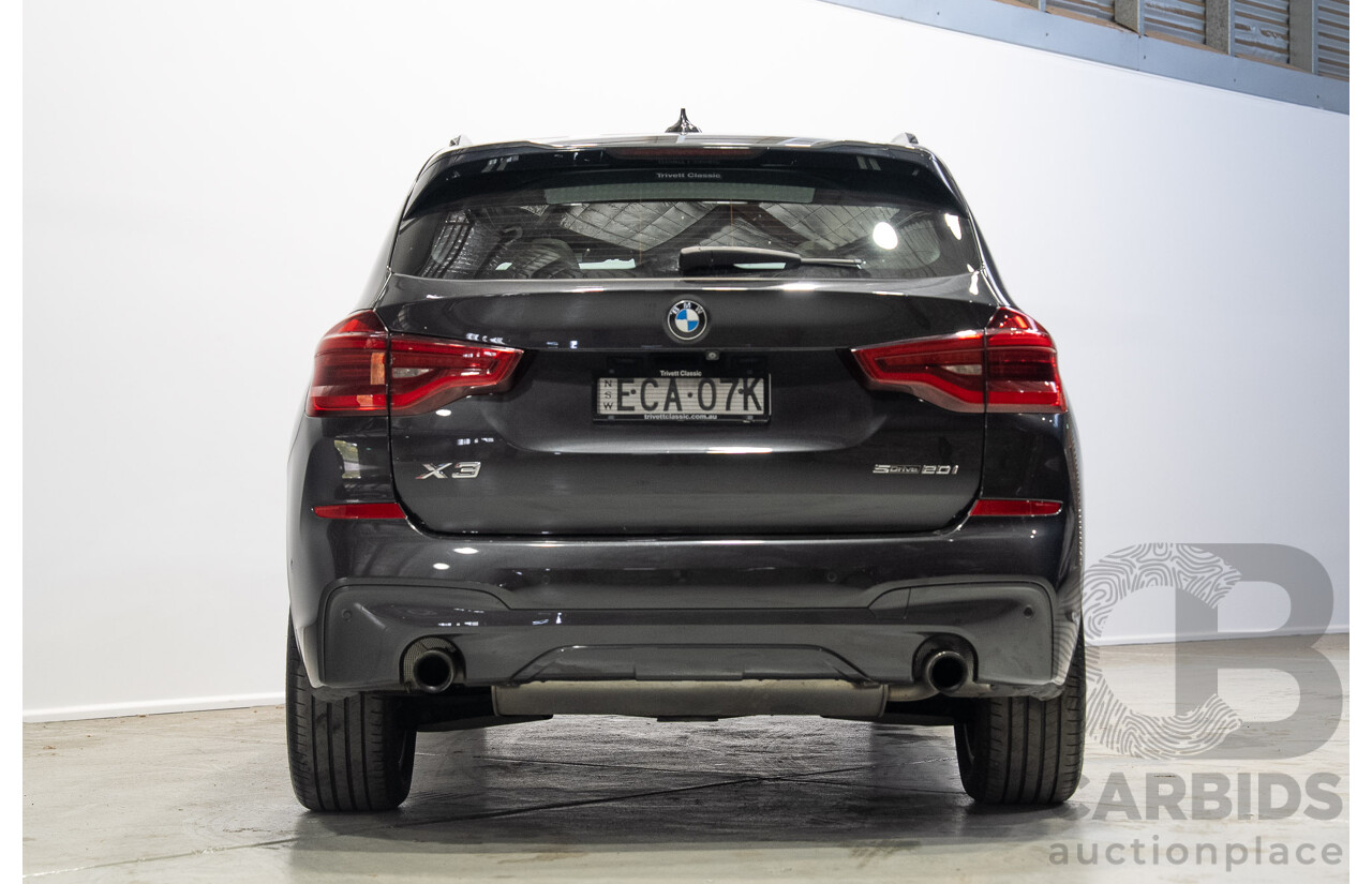 06/2019 BMW X3 sDrive 20i G01 4d Wagon Sophisto Grey Brillanteffekt Metallic Turbo 2.0L