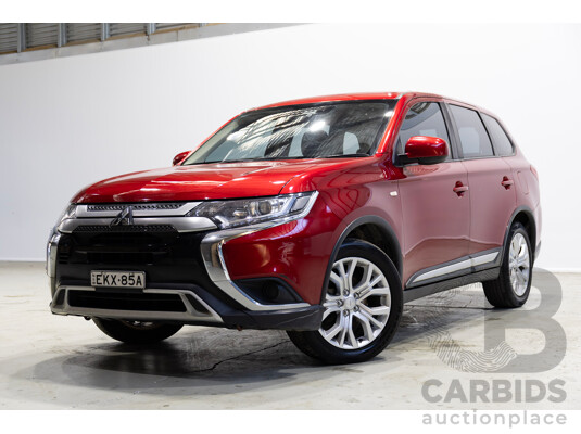 09/2020 Mitsubishi Outlander ES 7-seater ZL MY21 4D Wagon Red 2.4L