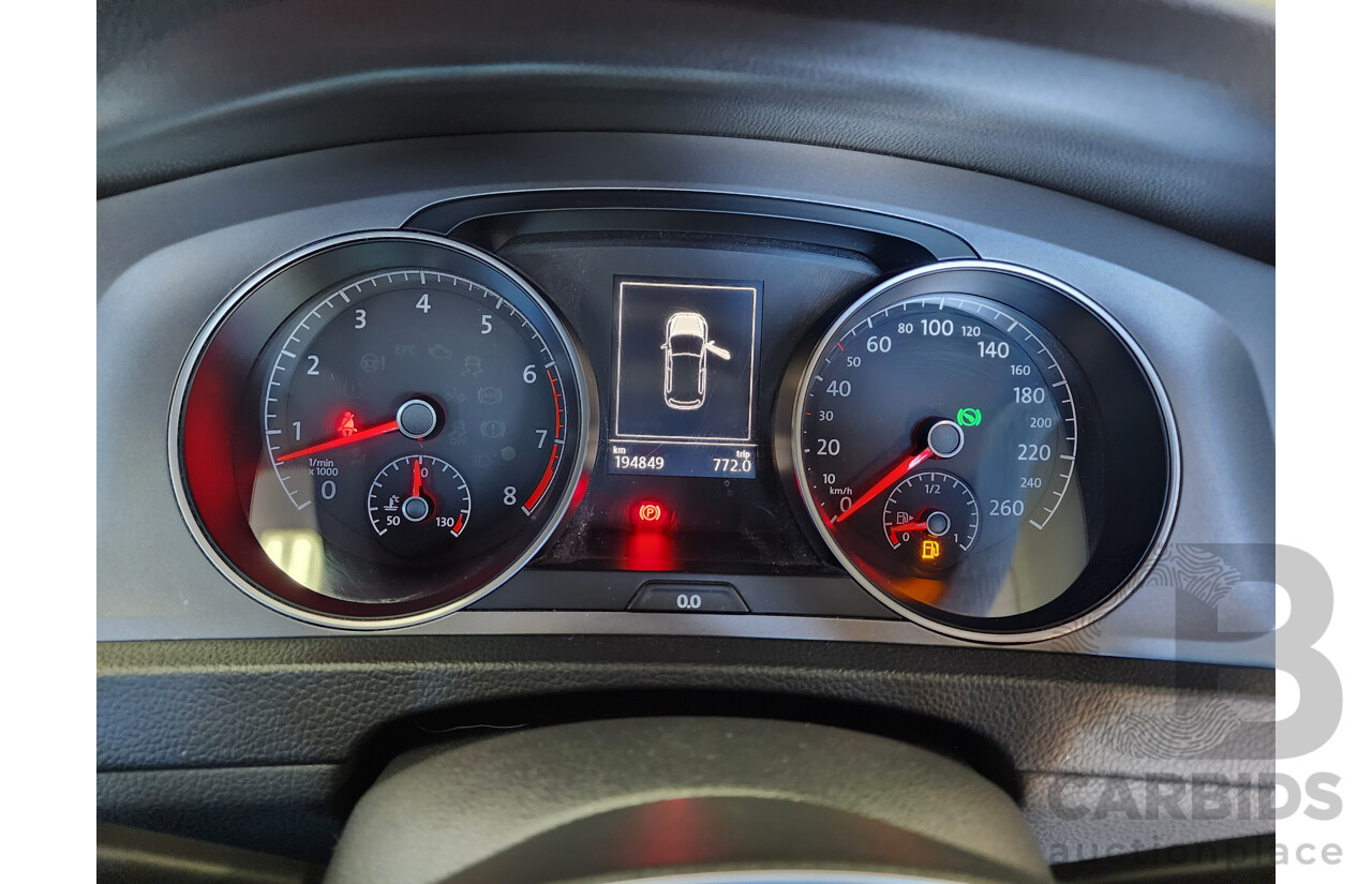 06/2015 Volkswagen Golf 90 TSI AU MY15 5d Hatchback Red 1.4L
