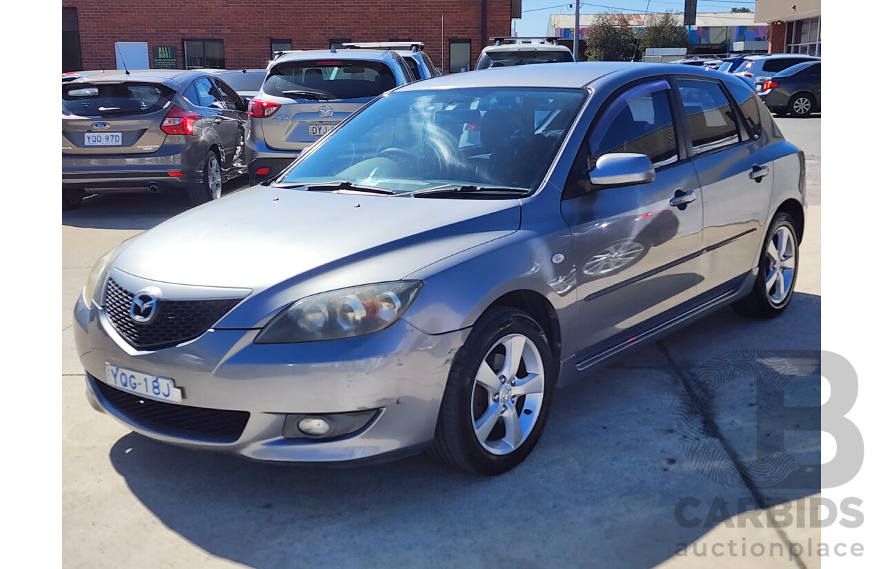 05/2004 Mazda Mazda3 MAXX Sport BK 5d Hatchback Grey 2.0L