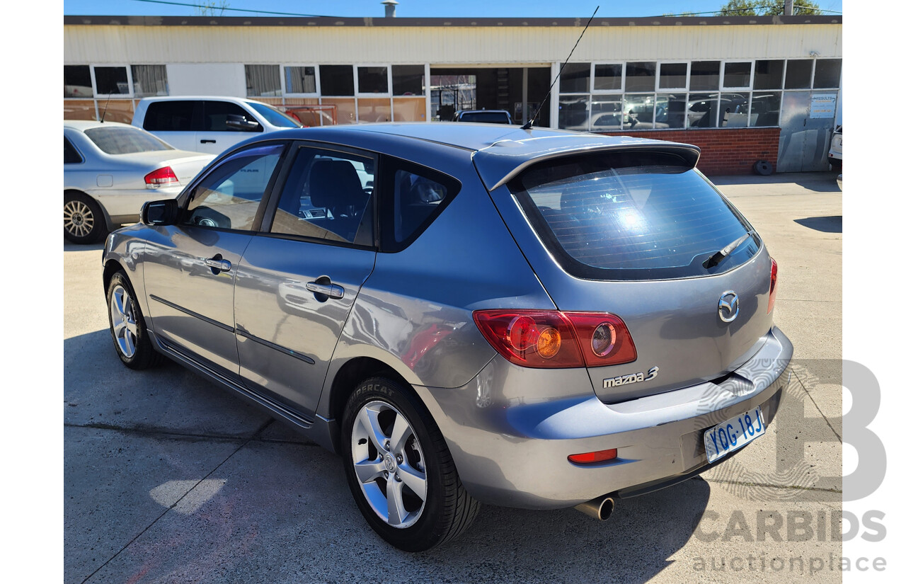 05/2004 Mazda Mazda3 MAXX Sport BK 5d Hatchback Grey 2.0L