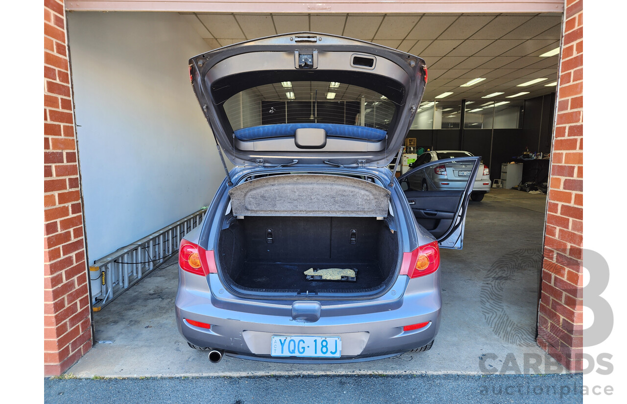 05/2004 Mazda Mazda3 MAXX Sport BK 5d Hatchback Grey 2.0L