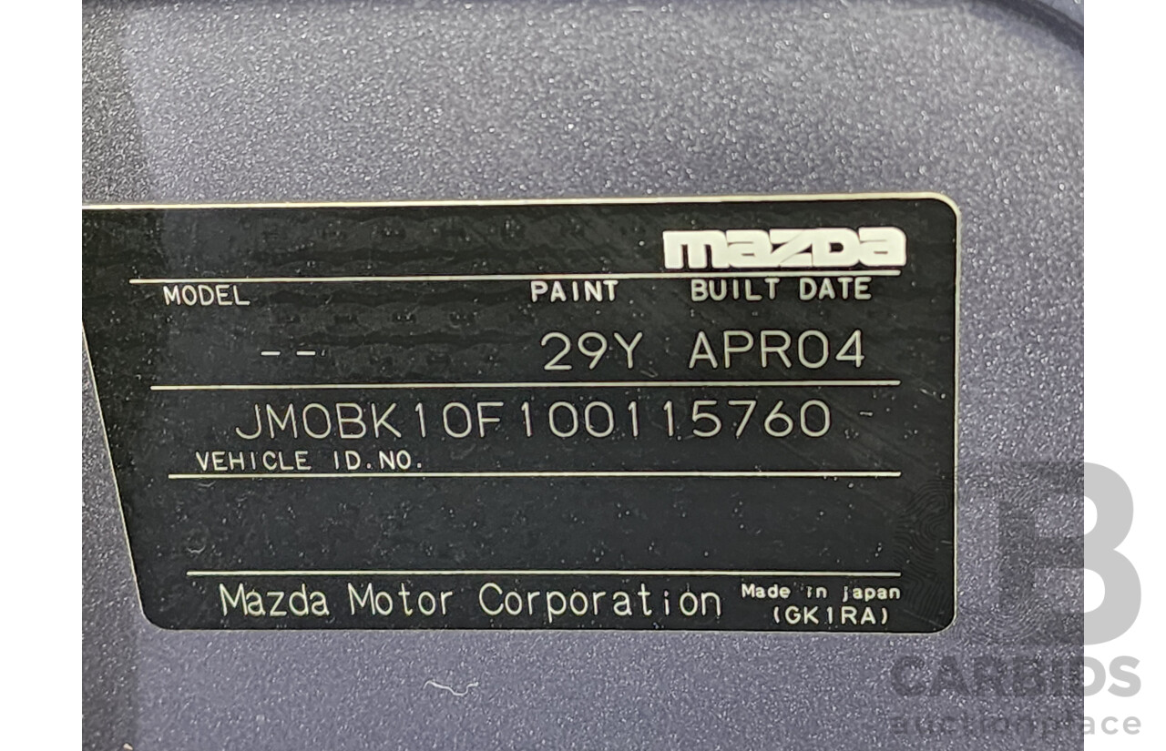 05/2004 Mazda Mazda3 MAXX Sport BK 5d Hatchback Grey 2.0L
