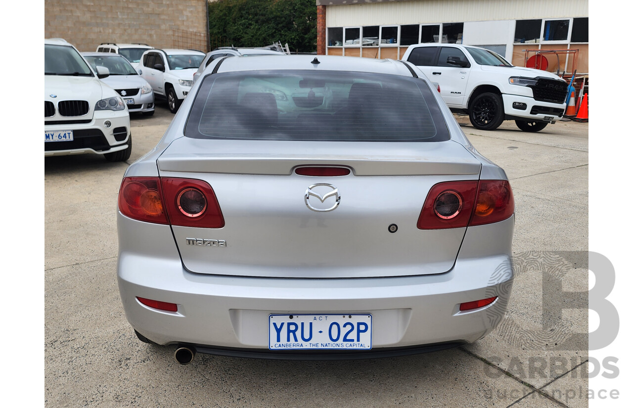 11/2004 Mazda Mazda3 MAXX Sport BK 4d Sedan Silver 2.0L