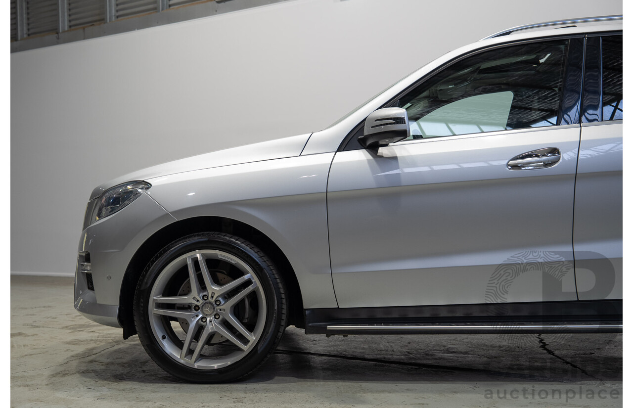 09/2015 Mercedes-Benz ML 350CDI Bluetec (4x4) 166 MY15 4d Wagon Iridium Silver Metallic V6 Turbo Diesel 3.0L