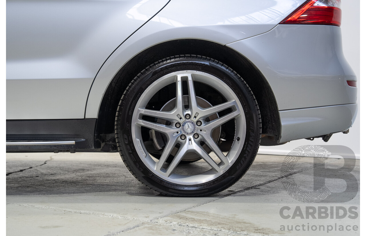 09/2015 Mercedes-Benz ML 350CDI Bluetec (4x4) 166 MY15 4d Wagon Iridium Silver Metallic V6 Turbo Diesel 3.0L
