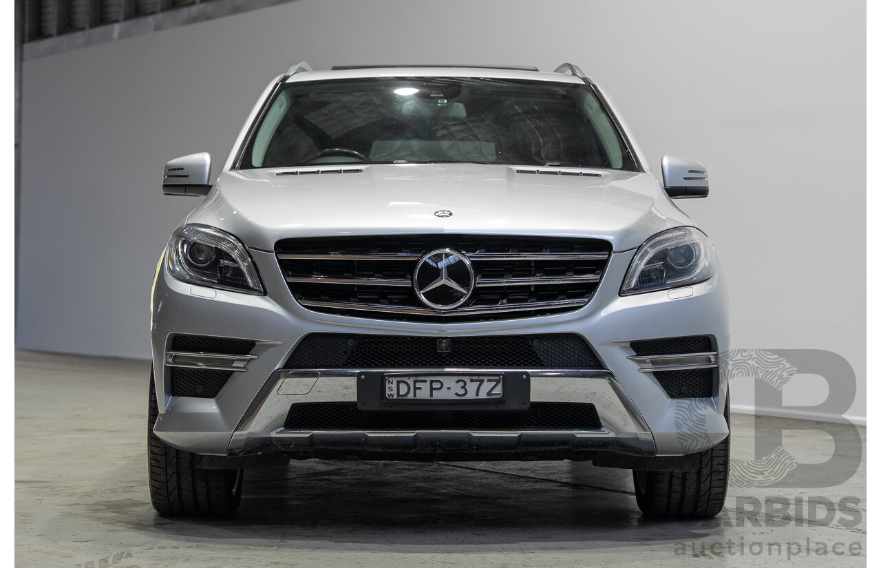 09/2015 Mercedes-Benz ML 350CDI Bluetec (4x4) 166 MY15 4d Wagon Iridium Silver Metallic V6 Turbo Diesel 3.0L