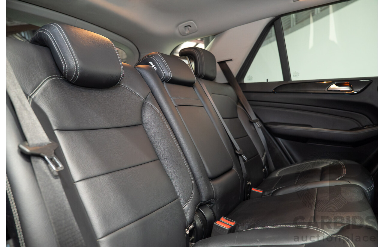 09/2015 Mercedes-Benz ML 350CDI Bluetec (4x4) 166 MY15 4d Wagon Iridium Silver Metallic V6 Turbo Diesel 3.0L