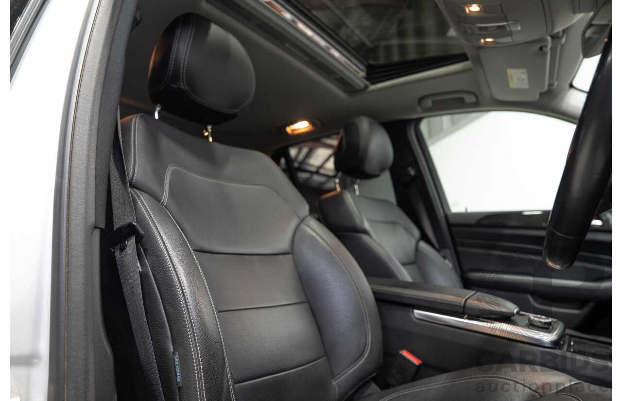 09/2015 Mercedes-Benz ML 350CDI Bluetec (4x4) 166 MY15 4d Wagon Iridium Silver Metallic V6 Turbo Diesel 3.0L