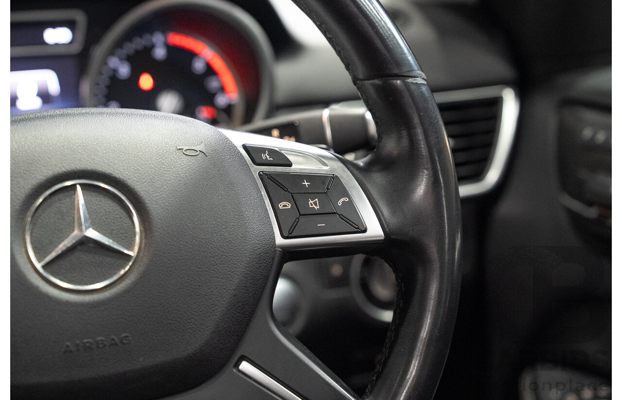 09/2015 Mercedes-Benz ML 350CDI Bluetec (4x4) 166 MY15 4d Wagon Iridium Silver Metallic V6 Turbo Diesel 3.0L