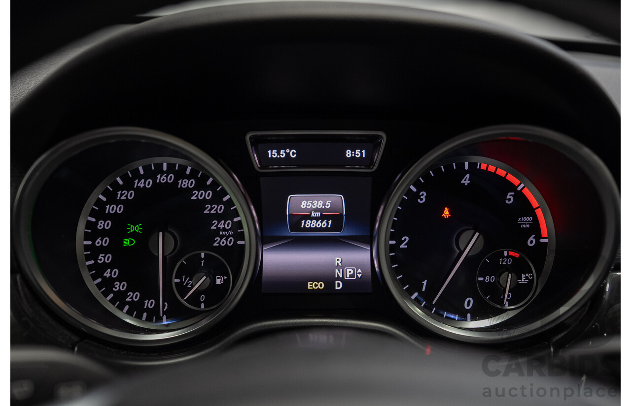 09/2015 Mercedes-Benz ML 350CDI Bluetec (4x4) 166 MY15 4d Wagon Iridium Silver Metallic V6 Turbo Diesel 3.0L