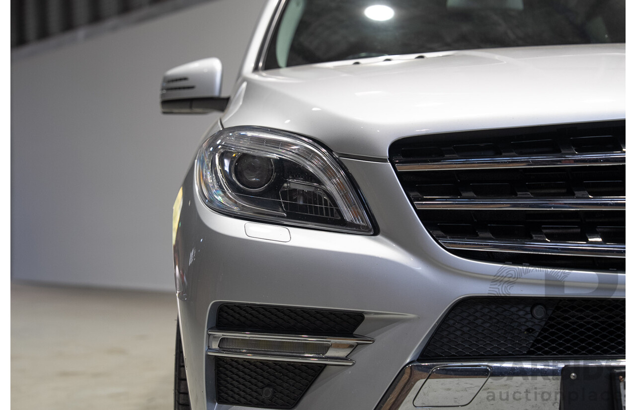 09/2015 Mercedes-Benz ML 350CDI Bluetec (4x4) 166 MY15 4d Wagon Iridium Silver Metallic V6 Turbo Diesel 3.0L
