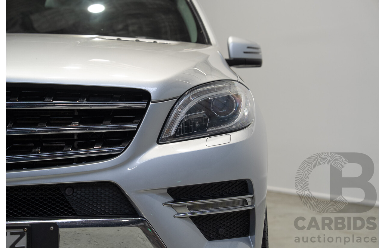 09/2015 Mercedes-Benz ML 350CDI Bluetec (4x4) 166 MY15 4d Wagon Iridium Silver Metallic V6 Turbo Diesel 3.0L
