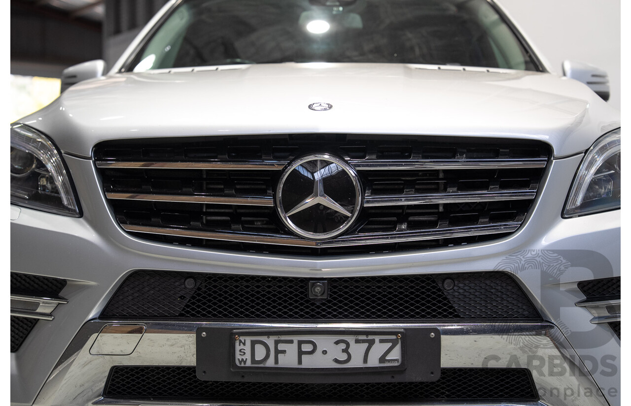 09/2015 Mercedes-Benz ML 350CDI Bluetec (4x4) 166 MY15 4d Wagon Iridium Silver Metallic V6 Turbo Diesel 3.0L