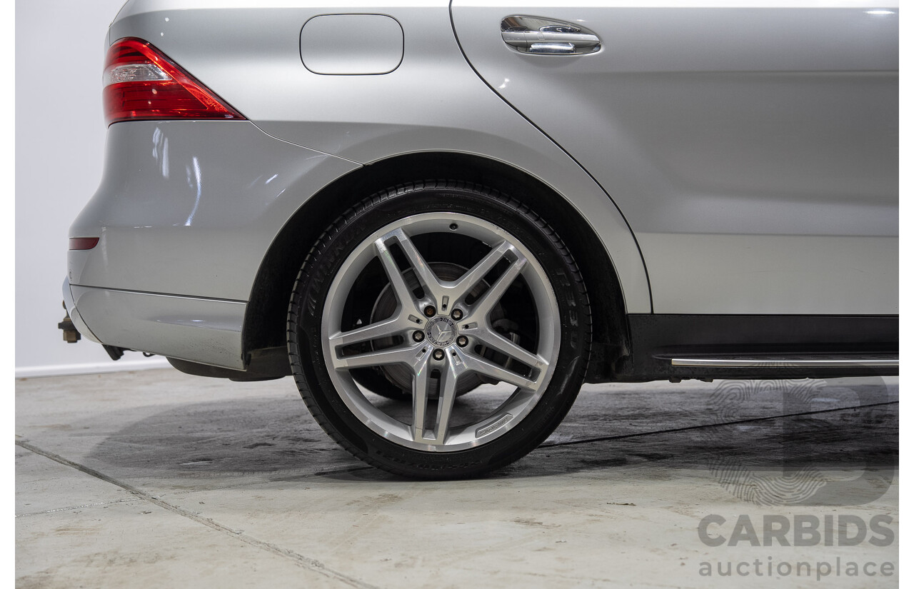 09/2015 Mercedes-Benz ML 350CDI Bluetec (4x4) 166 MY15 4d Wagon Iridium Silver Metallic V6 Turbo Diesel 3.0L