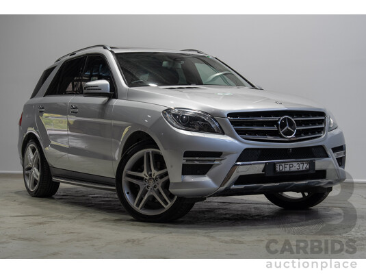 09/2015 Mercedes-Benz ML 350CDI Bluetec (4x4) 166 MY15 4d Wagon Iridium Silver Metallic V6 Turbo Diesel 3.0L