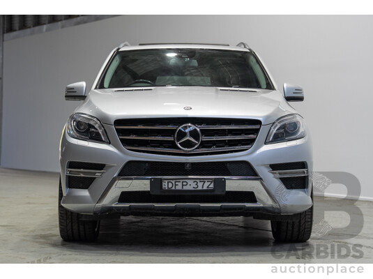09/2015 Mercedes-Benz ML 350CDI Bluetec (4x4) 166 MY15 4d Wagon Iridium Silver Metallic V6 Turbo Diesel 3.0L