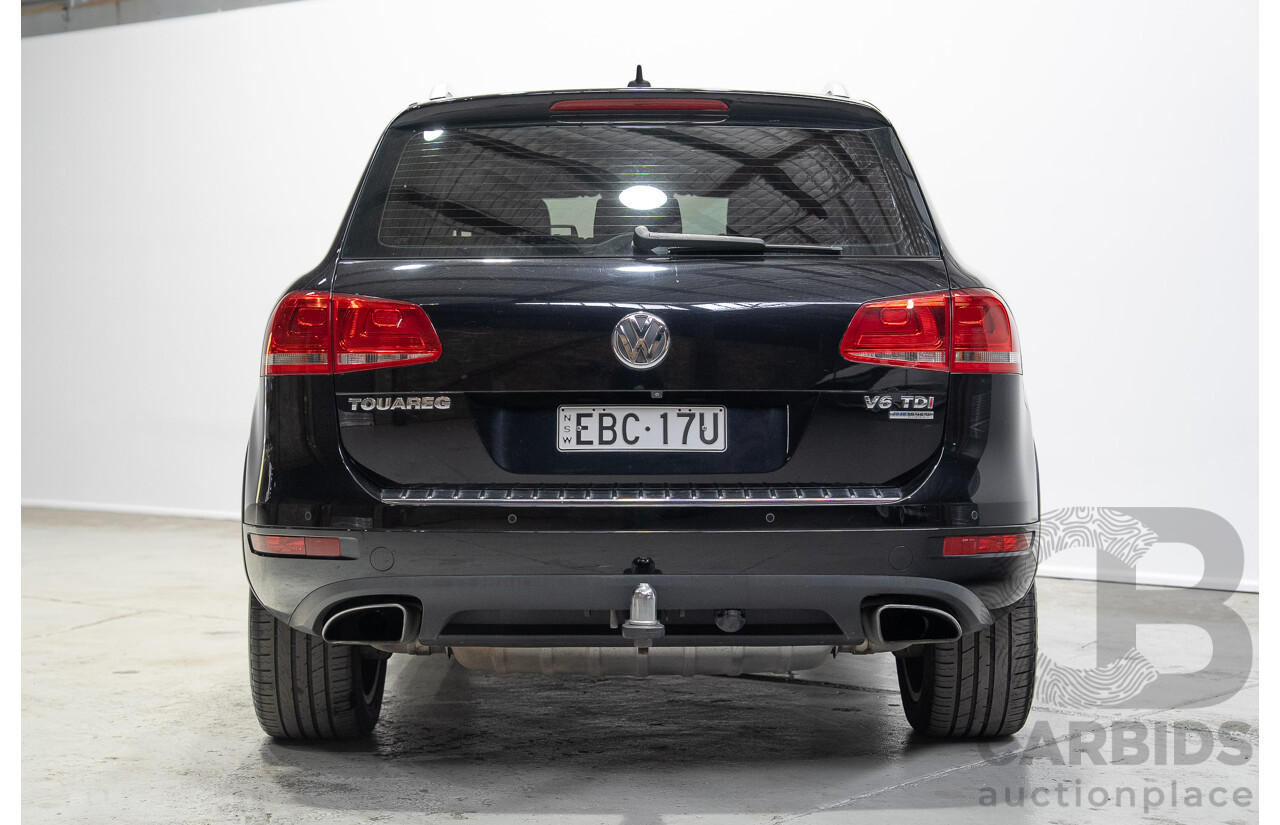 07/2012 Volkswagen Touareg V6 TDI (AWD) 7P MY12 4d Wagon Titanium Black 3.0L