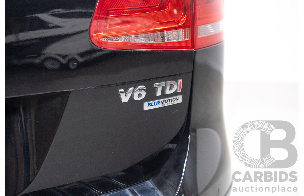 07/2012 Volkswagen Touareg V6 TDI (AWD) 7P MY12 4d Wagon Titanium Black 3.0L