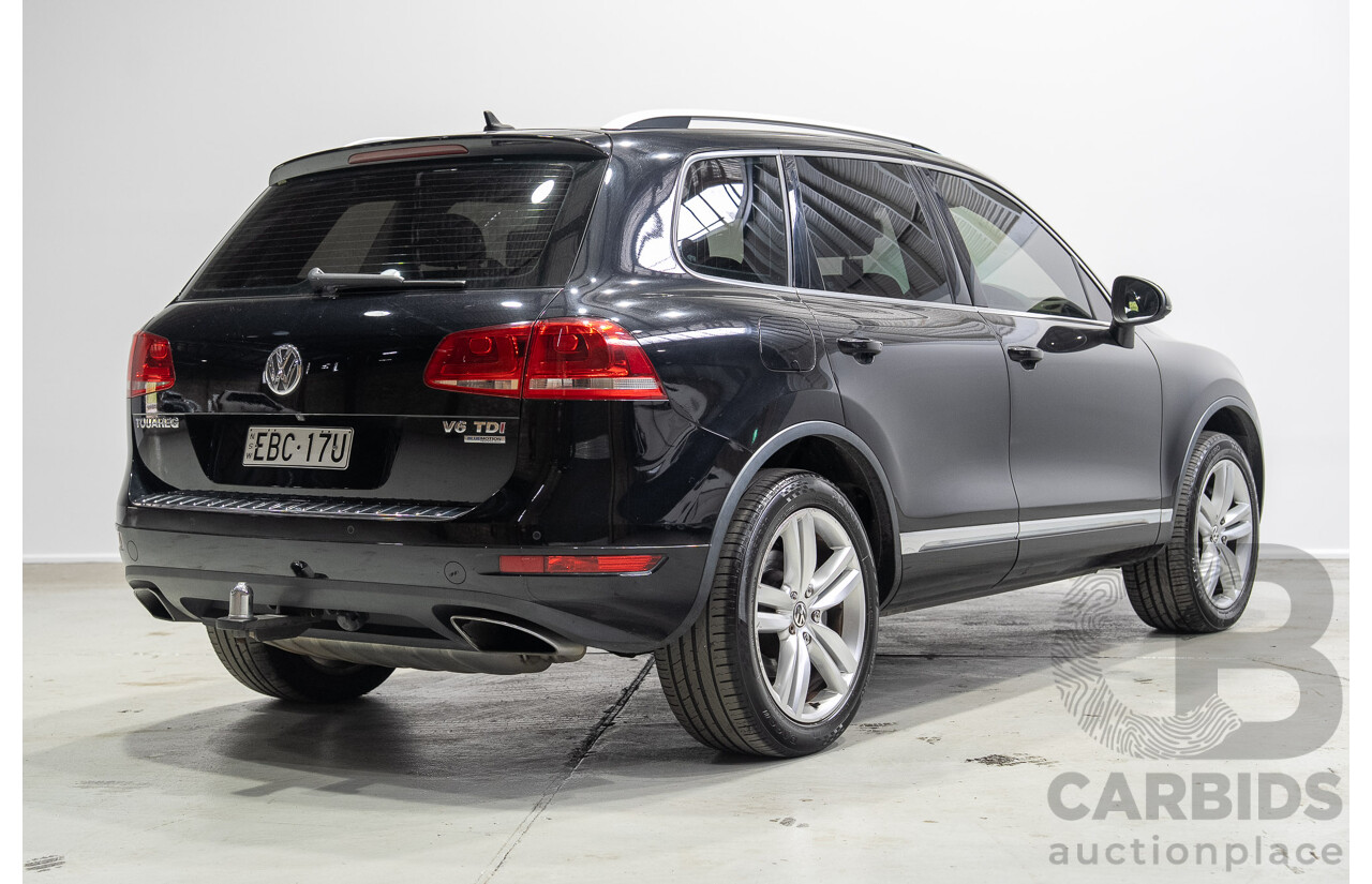 07/2012 Volkswagen Touareg V6 TDI (AWD) 7P MY12 4d Wagon Titanium Black 3.0L