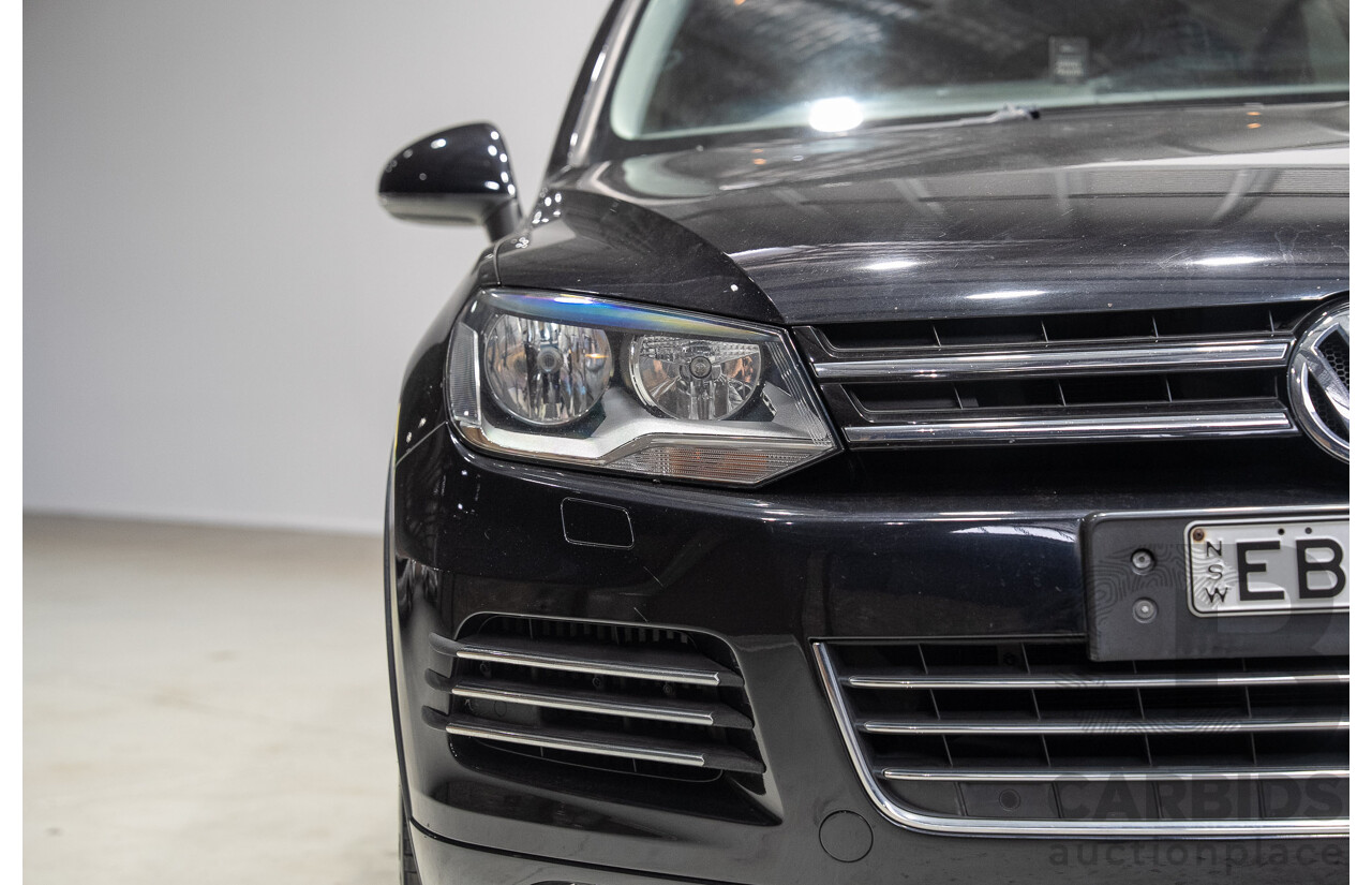 07/2012 Volkswagen Touareg V6 TDI (AWD) 7P MY12 4d Wagon Titanium Black 3.0L