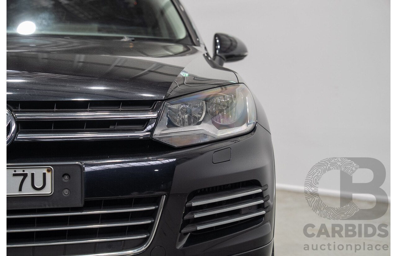 07/2012 Volkswagen Touareg V6 TDI (AWD) 7P MY12 4d Wagon Titanium Black 3.0L