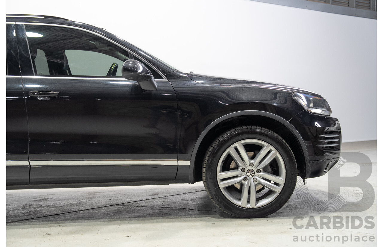 07/2012 Volkswagen Touareg V6 TDI (AWD) 7P MY12 4d Wagon Titanium Black 3.0L