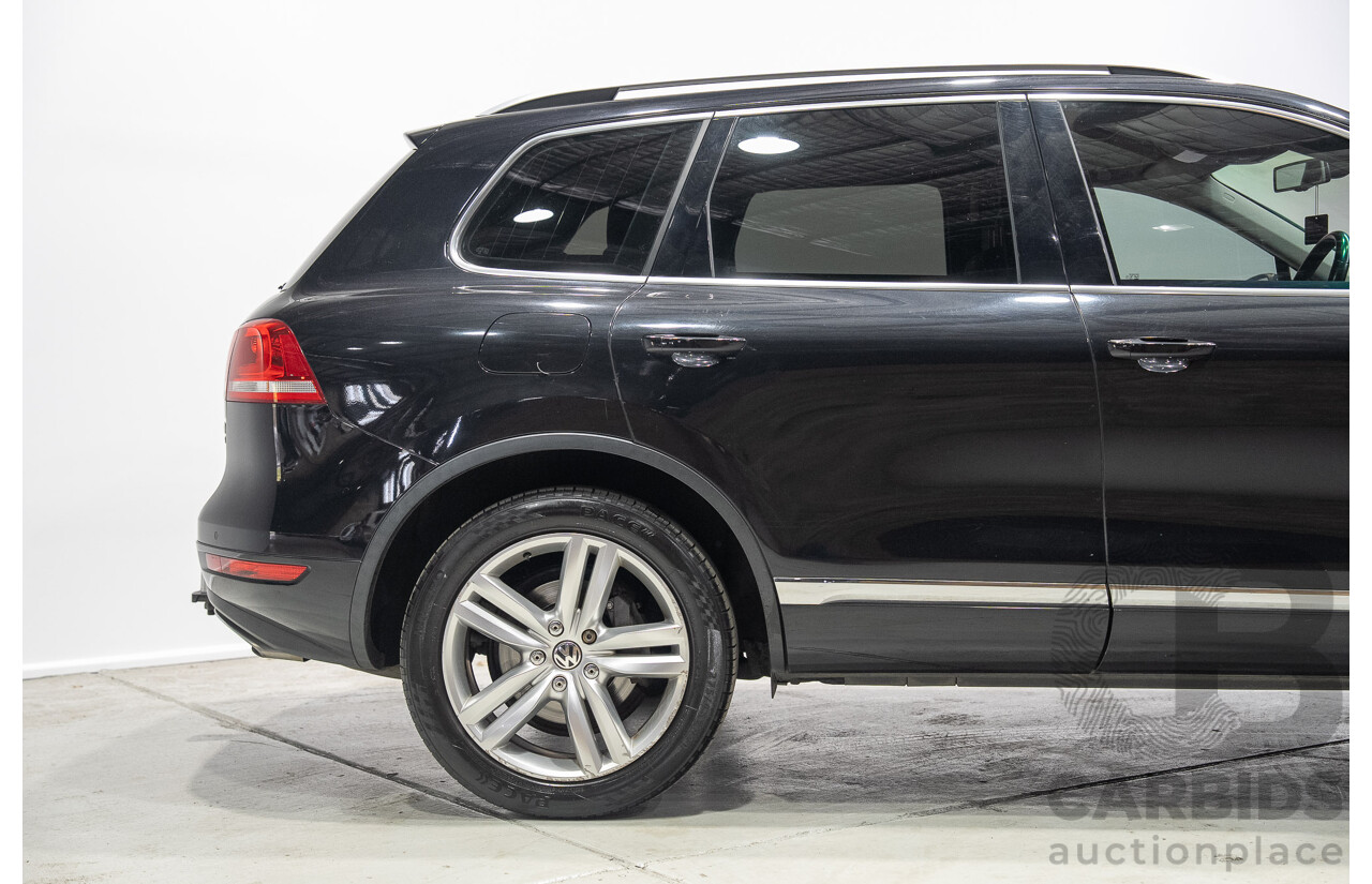 07/2012 Volkswagen Touareg V6 TDI (AWD) 7P MY12 4d Wagon Titanium Black 3.0L