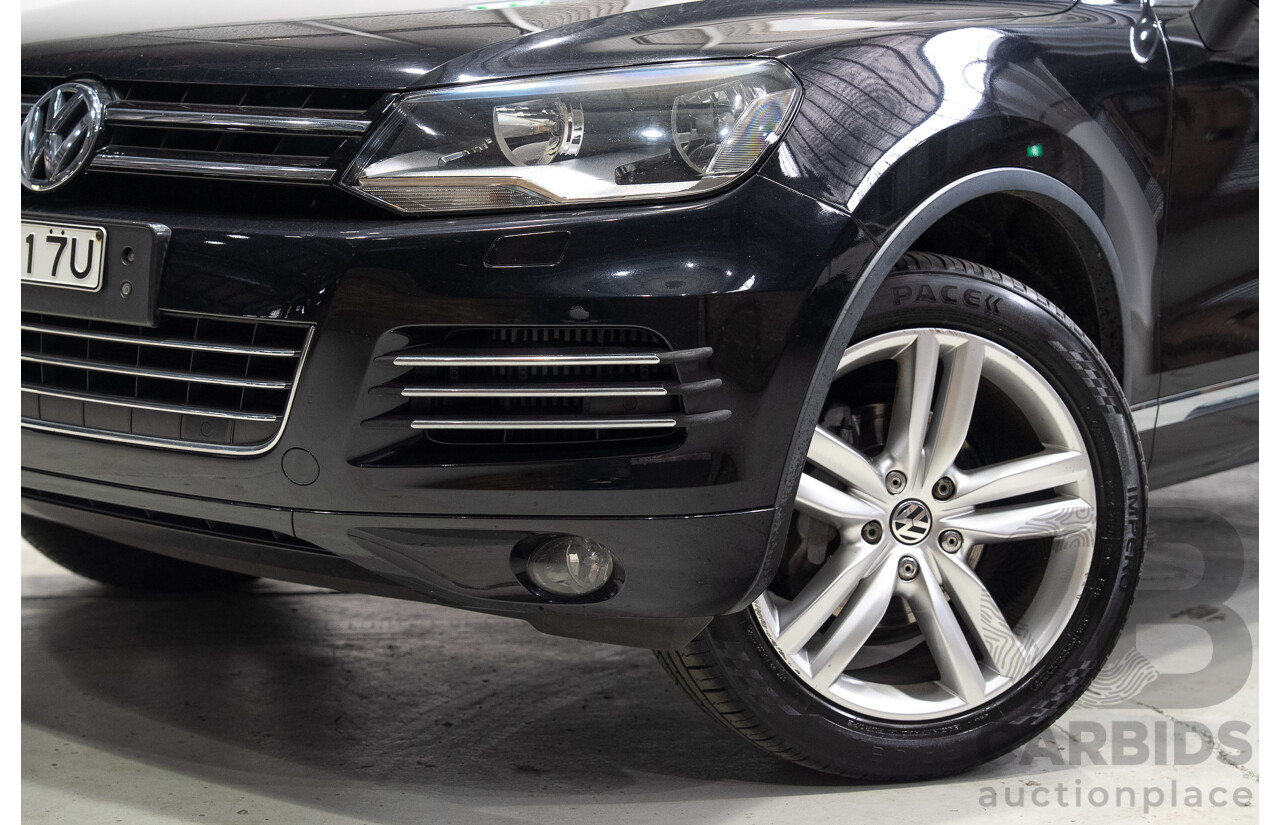 07/2012 Volkswagen Touareg V6 TDI (AWD) 7P MY12 4d Wagon Titanium Black 3.0L