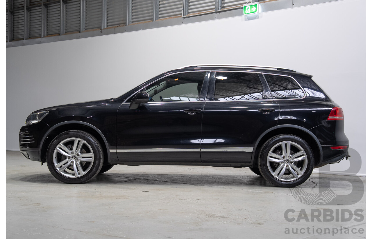 07/2012 Volkswagen Touareg V6 TDI (AWD) 7P MY12 4d Wagon Titanium Black 3.0L