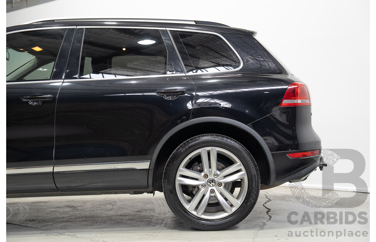 07/2012 Volkswagen Touareg V6 TDI (AWD) 7P MY12 4d Wagon Titanium Black 3.0L