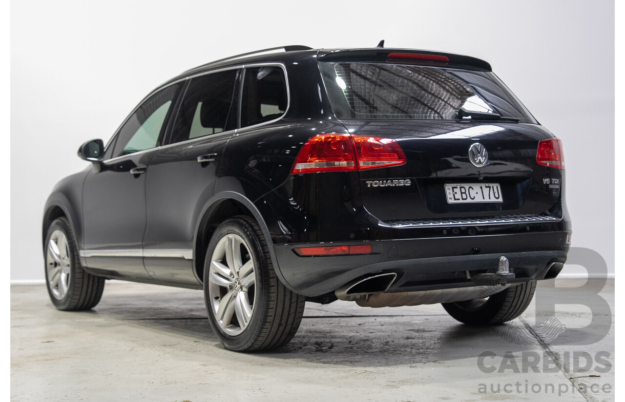 07/2012 Volkswagen Touareg V6 TDI (AWD) 7P MY12 4d Wagon Titanium Black 3.0L