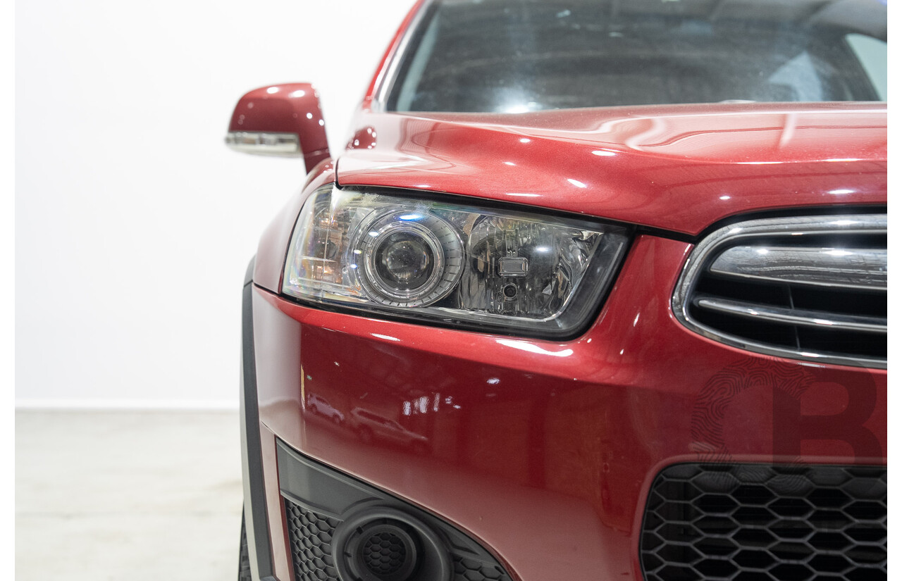 11/2014 Holden Captiva 7 LS CG MY15 4D Wagon Red 2.4L 7 Seats
