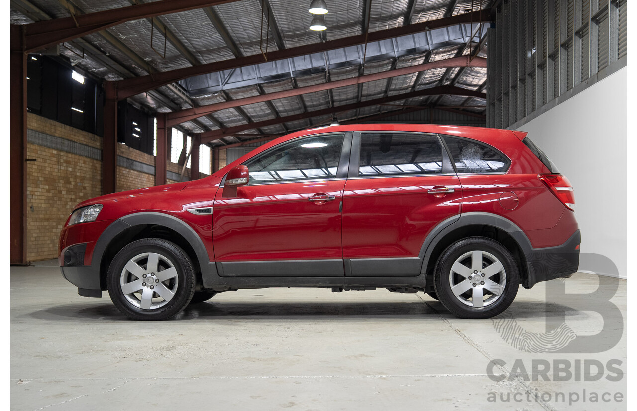 11/2014 Holden Captiva 7 LS CG MY15 4D Wagon Red 2.4L 7 Seats