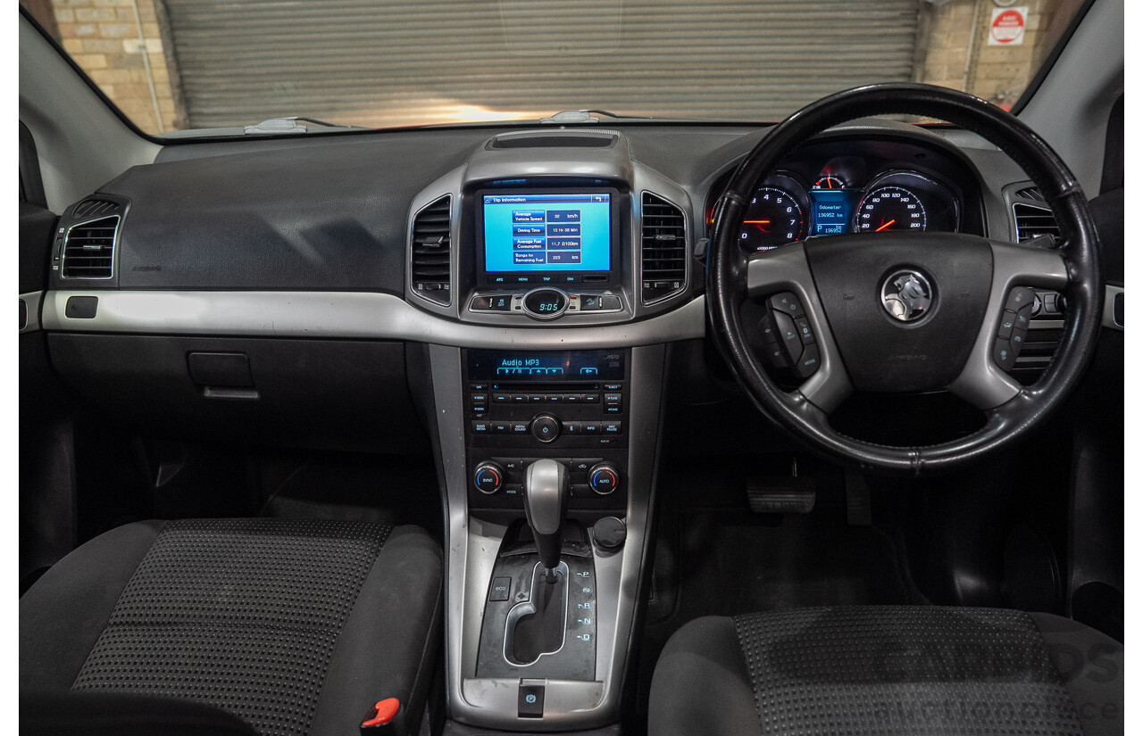11/2014 Holden Captiva 7 LS CG MY15 4D Wagon Red 2.4L 7 Seats