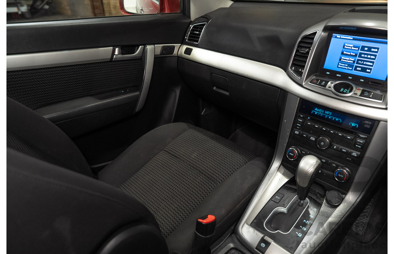11/2014 Holden Captiva 7 LS CG MY15 4D Wagon Red 2.4L 7 Seats