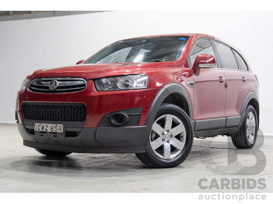 11/2014 Holden Captiva 7 LS CG MY15 4D Wagon Red 2.4L 7 Seats