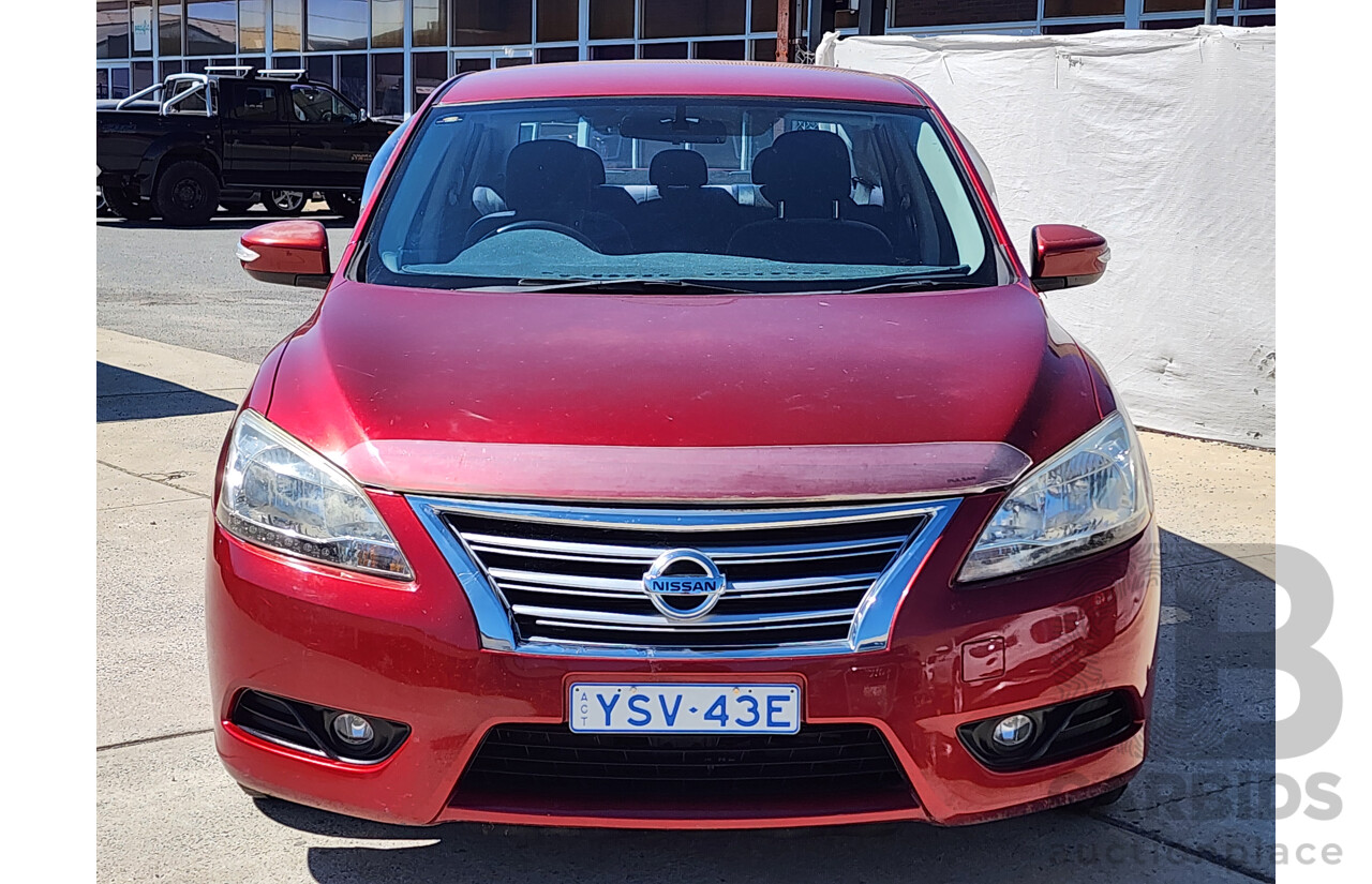 02/2013 Nissan Pulsar ST-L B17 4d Sedan Red 1.8L