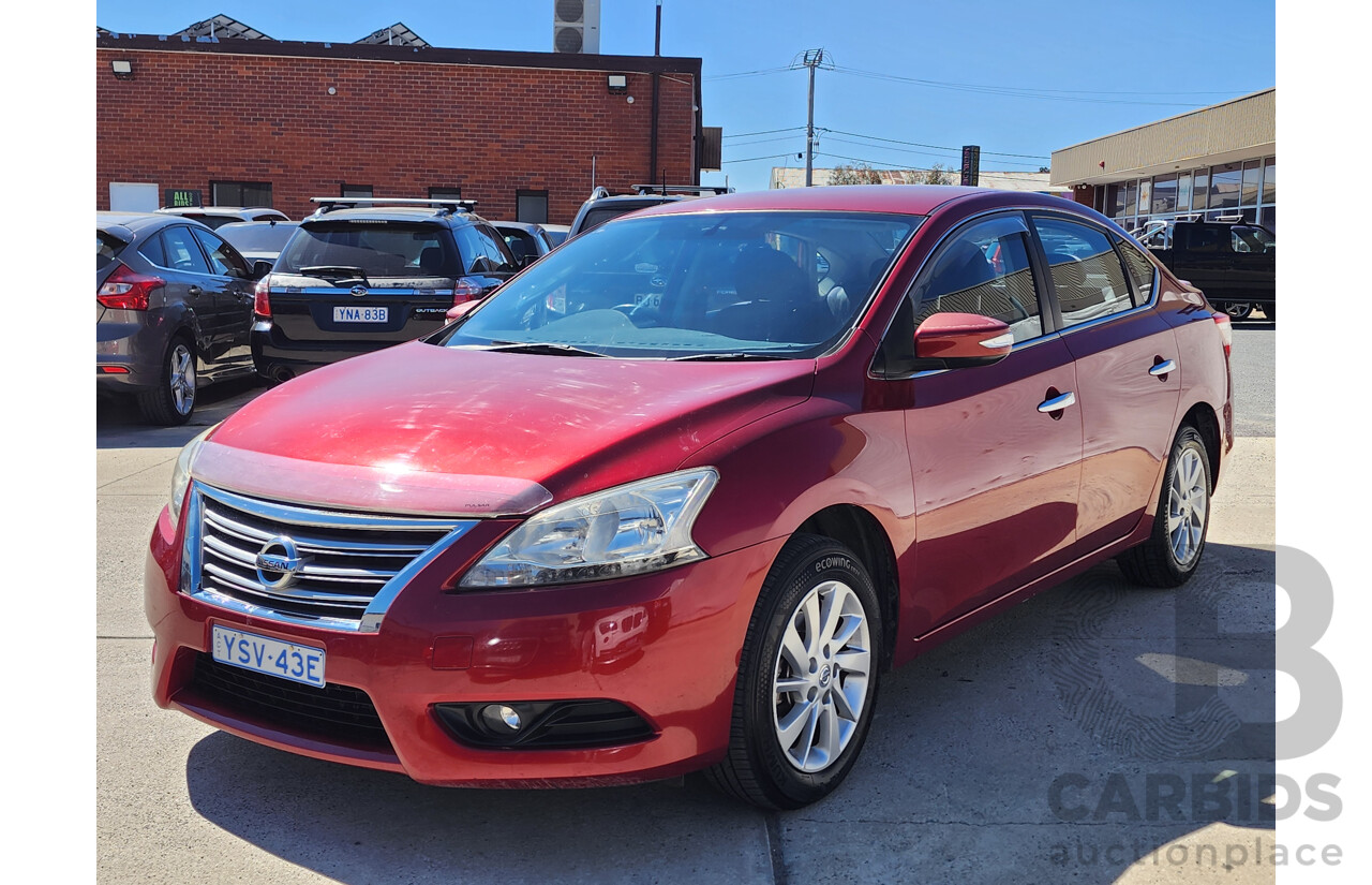 02/2013 Nissan Pulsar ST-L B17 4d Sedan Red 1.8L