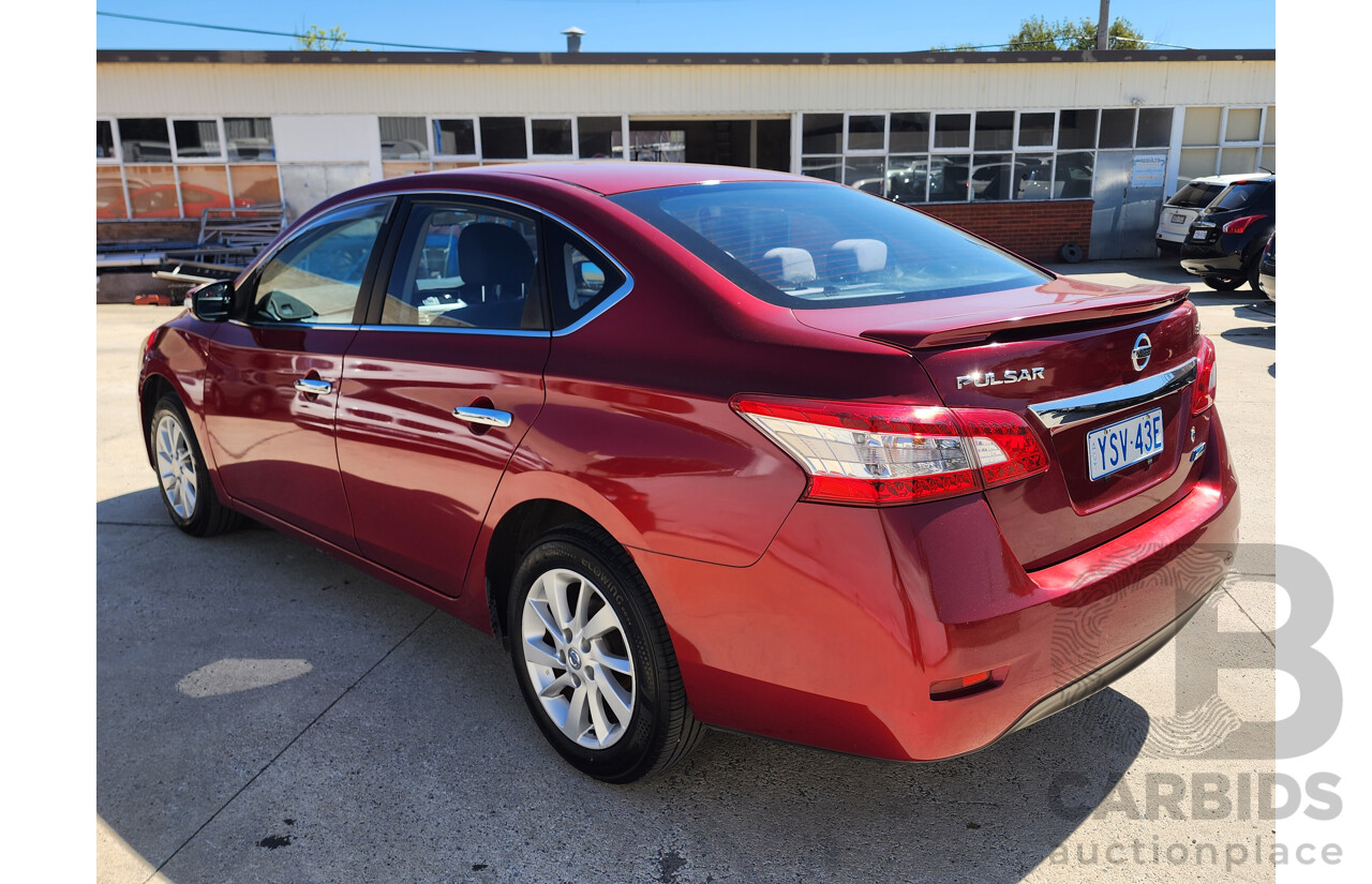 02/2013 Nissan Pulsar ST-L B17 4d Sedan Red 1.8L