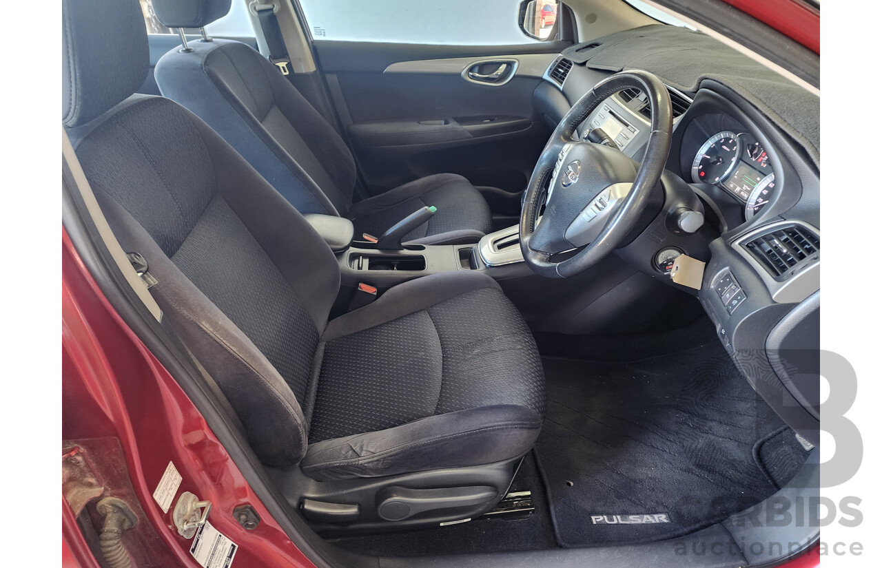 02/2013 Nissan Pulsar ST-L B17 4d Sedan Red 1.8L